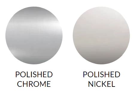 Polished Nickel Vs Chrome Shop Best Quality Bathroom Fixtures Online