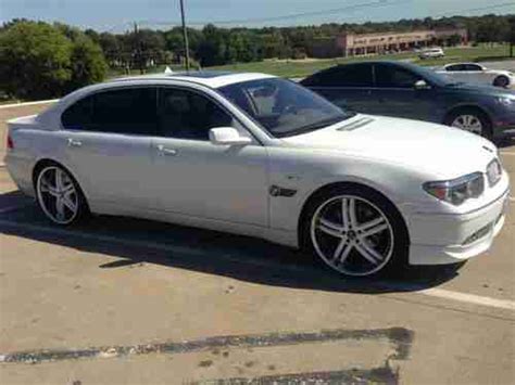 Find Used 2003 Bmw 745li Custom Sued Interior 22 Rims Pearl Painted To