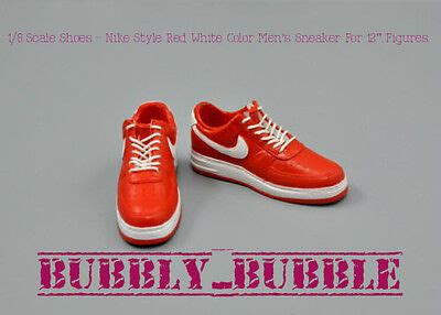 Scale Red Sneakers Shoes For Hot Toys Worldbox Phicen Male Figure Usa Ebay