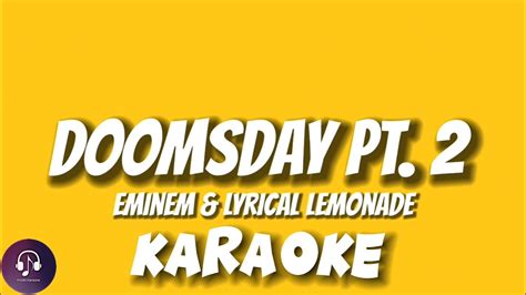 Eminem Doomsday Part 2 Benzino Diss Karaoke Lyrics Instrumental