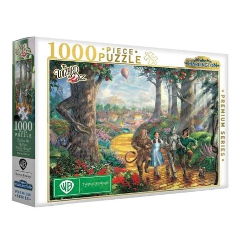 HARLINGTON 1000 PIECE THOMAS KINKADE THE WIZARD OF OZ FOLLOW THE YELLOW