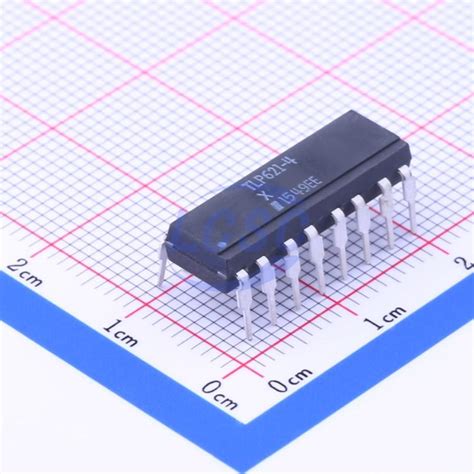 TLP621 4X Isocom Components Optocouplers Phototransistor Output