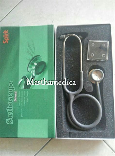 Jual Stetoskop Spirit Deluxe Stethoscope Dewasa Adult Grey Abu Abu