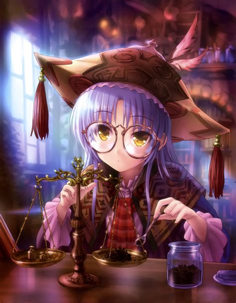 Safebooru 1girl Absurdres Angel Beats Glasses Goto P Hat Highres