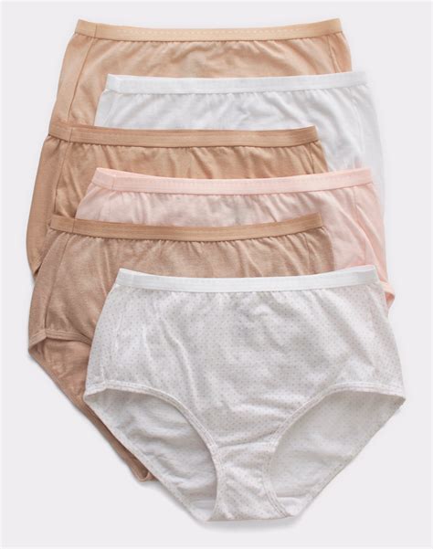 Hanes Ultimate High Waisted Women S Comfort Briefs 6 Pack Taupe White Nude Buff Heather Sugar