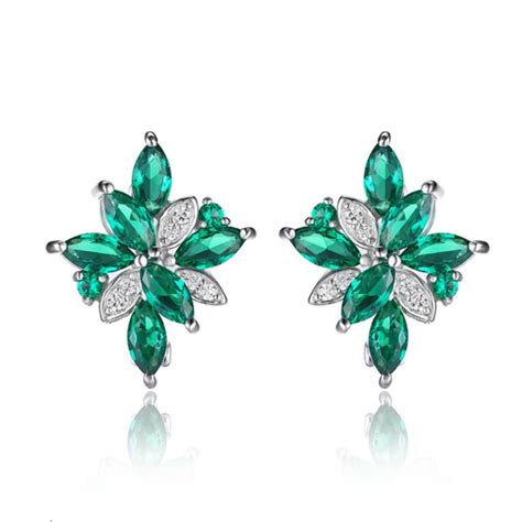 May Birthstone Flower Earrings – BlazeMall