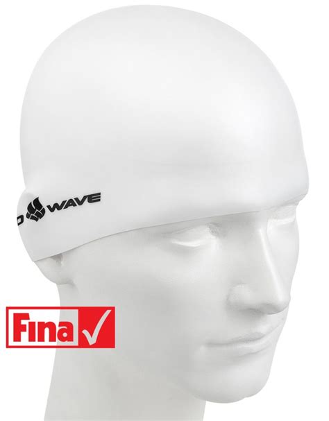Mad Wave Silicone Swim Cap White Madwave Singapore