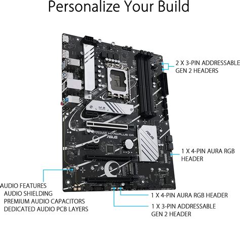 Compuzone MAINBOARD ASUS PRIME H770 PLUS D4 LGA1700 DDR4 5066 M 2 ATX