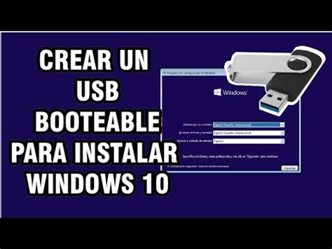 Como Crear Un Usb De Arranque Para Instalar Windows O Linux Youtube