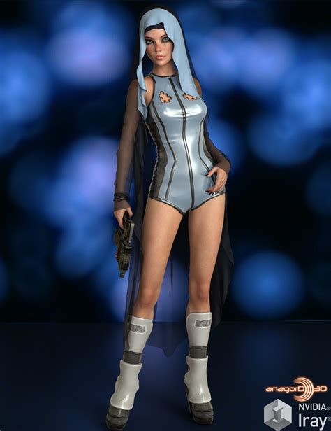 VERSUS Blisstopia DForce Cloak And Bodysuit 3D Figure Assets Anagord