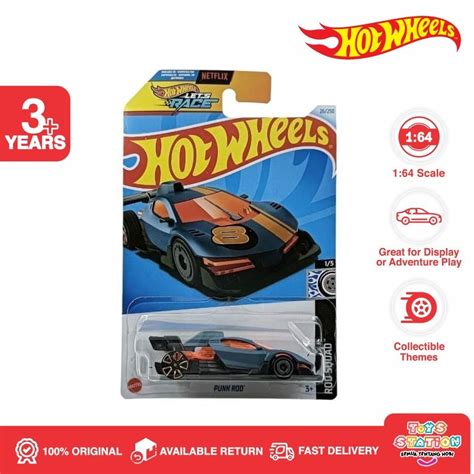 Hot Wheels Lets Race Punk Rod Lot G Toyzstatioon Shopee Philippines