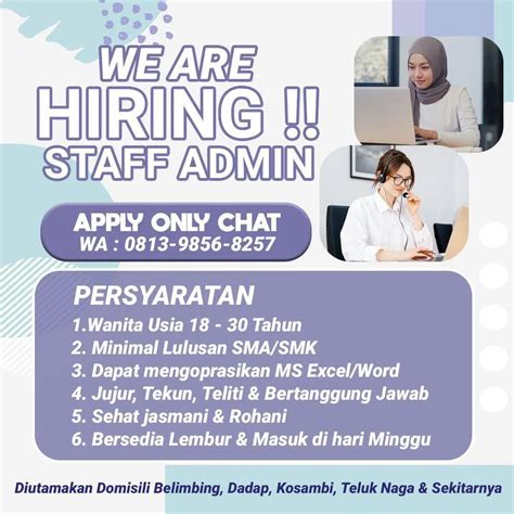 Staff Admin Wanita Atmago