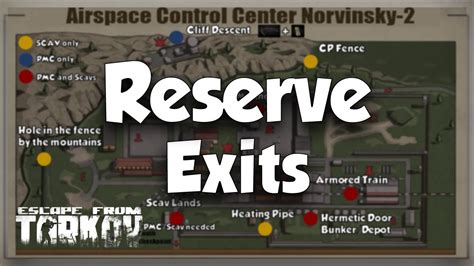 Escape From Tarkov Reserve Map Moxashoppe