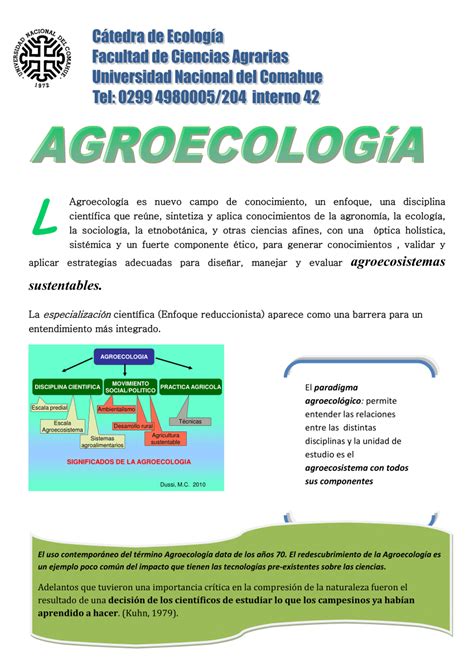 PDF AGROECOLOGIA E INDICADORES DE SUSTENTABILIDAD