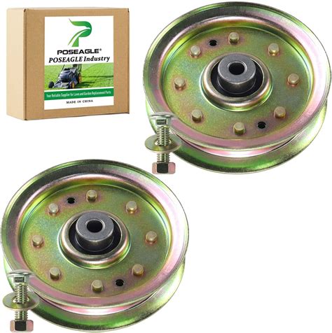 Poseagle 2 Pack 175820 Idler Pulley Craftsman Replaces Husqvarna 596481401 Pulley