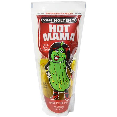 Van Holten S Hot Mama Hot Spicy Pickle 1 Pc Online At Best Price Lulu Oman