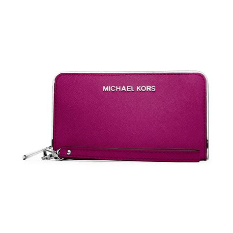 Lyst Michael Kors Wallet In Purple