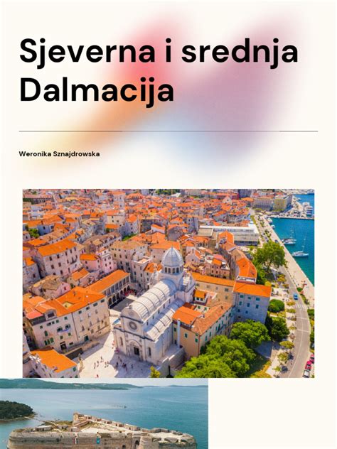 Sjeverna I Srednja Dalmacija Pdf