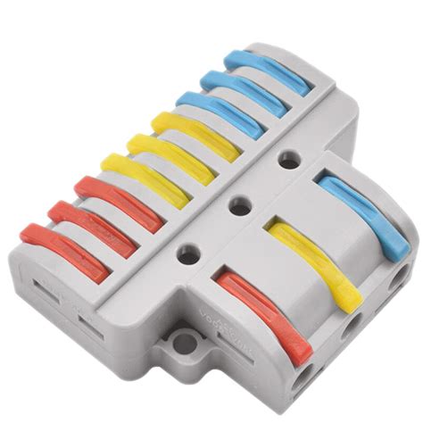 Spl 93 3 In 9 Out Quick Wire Connector Lighting Connector Wiring Electrical Splitter Tai Ding