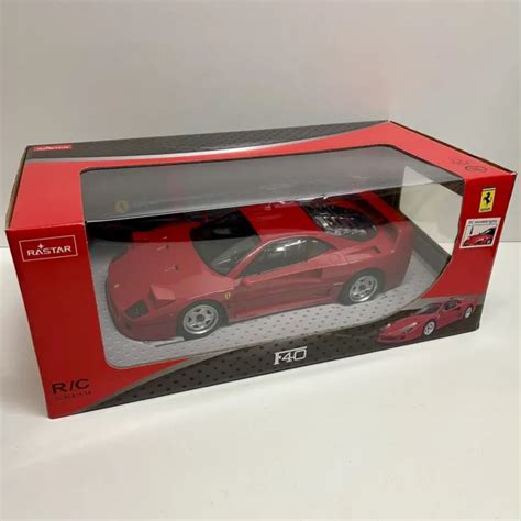 RASTAR RC VOITURE Télécommandée Ferrari F40 Rouge 1 14 Neuf New EUR