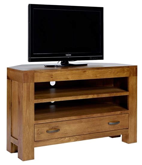 Rustic Oak Tv Stand At Michael Pearce Blog