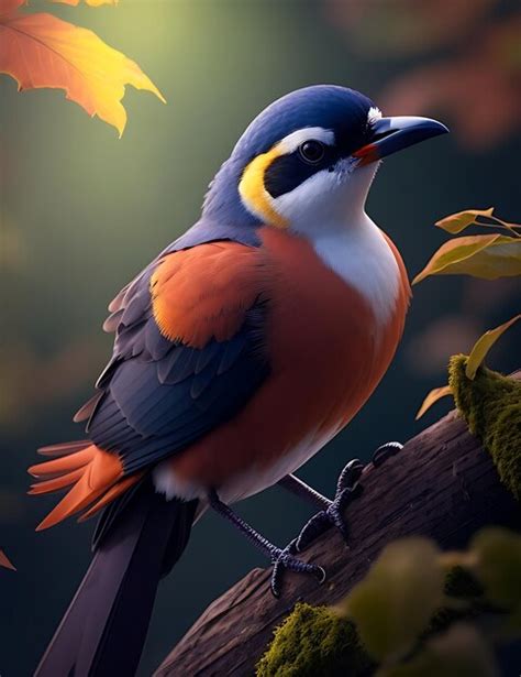 Premium Ai Image The Enchanting World Of Beautiful Bird Generative Ai