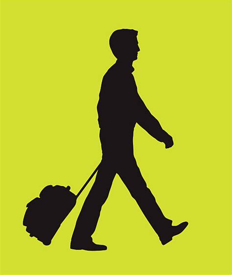 Pulling Suitcase Illustrations Royalty Free Vector Graphics And Clip Art