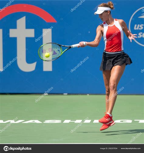 Anna Kalinskaya Rus Citi Open Tennis Tournament August 2019 Washington – Stock Editorial Photo ...