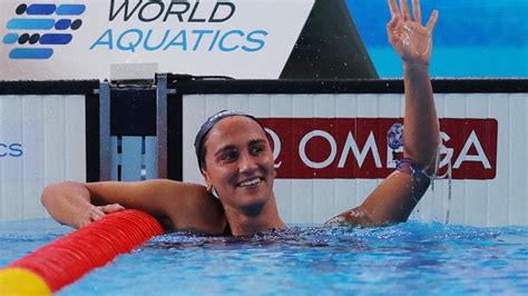 Simona Quadarella Oro Nei Stile Libero Ai Mondiali Di Nuoto E