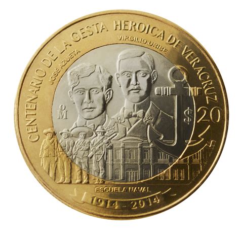 Moneda Conmemorativa De De La Gesta Heroica De Veracruz Casa De