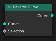 Reverse Curve Node Blender Manual