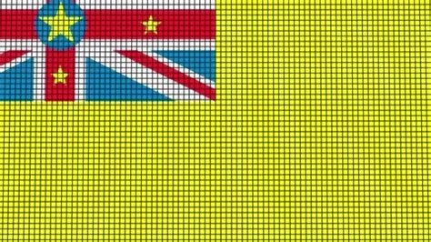 Niue Flag Animated In Pixel Grid Style T Stock Video Pond5