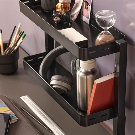 Vattenkar Desktop Shelf Black 49x15 Cm Ikea Eesti