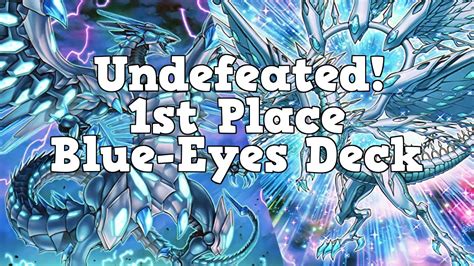 Yu Gi Oh St Place Undefeated Jan Post Banlist Competitive Blue