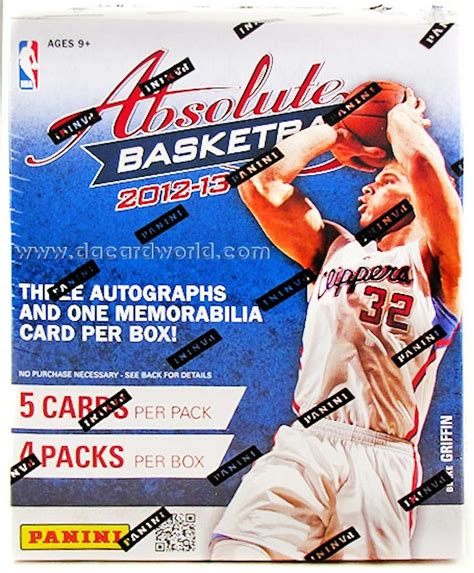 2012 13 Panini Absolute Basketball Hobby Box Da Card World