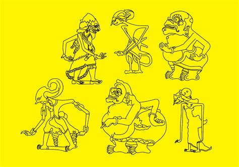 Wayang Vector Characters 1 - Download Free Vector Art, Stock Graphics ...