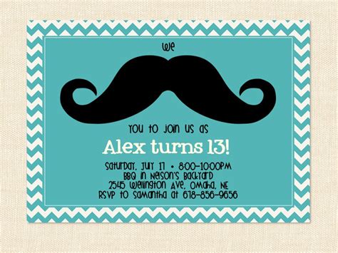 7 Best Images of Free Printable 13th Birthday Boy Invitations - Teen ...