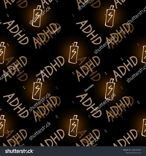 Adhd Attention Concentration Impulsivity Hyperactivity Disorder Stock