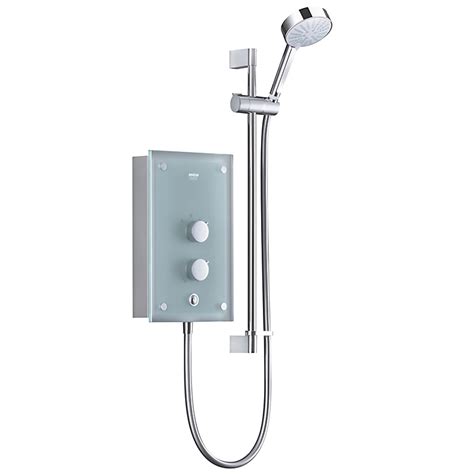 Mira Azora White Manual Electric Shower 98kw Diy At Bandq