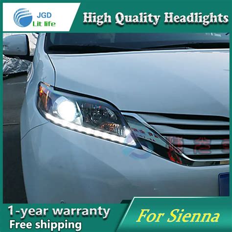 Car Styling Head Lamp Case For Toyota Sienna Headlights LED Headlight