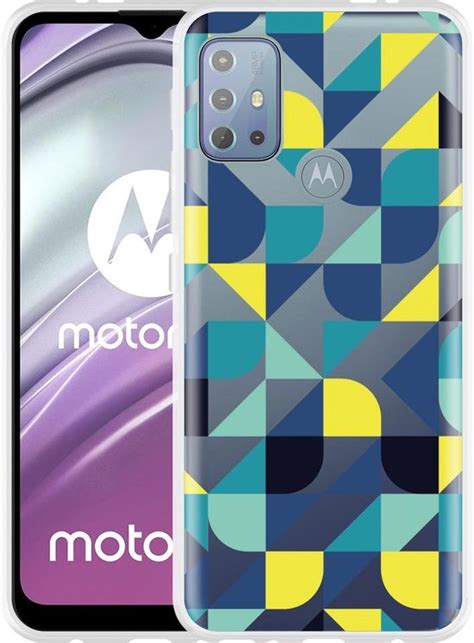 Motorola Moto G20 Hoesje Modern Blauw Designed By Cazy Bol