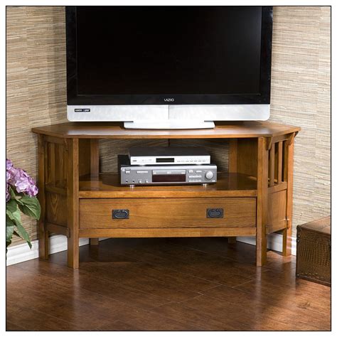 Customer Reviews Sei Furniture Corner Tv Stand For Most Flat Panel Tvs