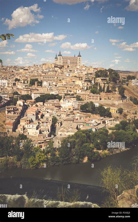 Toledo Spain Old Town City Skyline Stock Photo Alamy