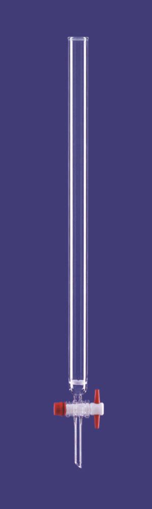 Chromatographic Columns With Frit Ptfe Or Valve Stopcock Beaded Rim