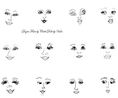 Free Printable Doll Faces - Printable Templates Free