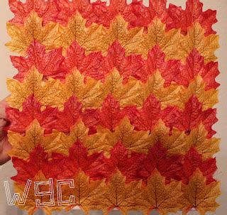 Wayward Girls' Crafts: Fall Leaves "Canvas" Art for $1