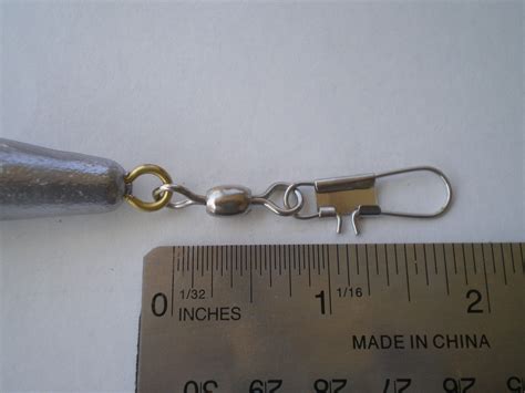 10 IN LINE TROLLING SINKER W 1 0 INTERLOCK CRANE SWIVEL 6 OZ EBay