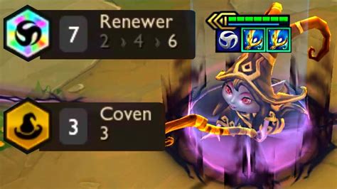 Frontline Max Hp 3 Star Renewer Lulu 7 Renewer 3 Coven Set 5 Tft