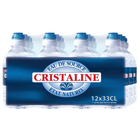 Pack Cristaline Bouchon Sport 12 X 33 Cl La Belle Vie Courses En