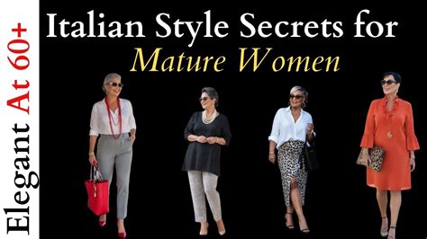 Italian Style Secrets For Mature Women Italian Style Lessons Every Woman Should Know Youtube